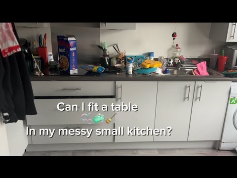 Видео: Генеральная уборка кухни // новый кухонный стол 🤍