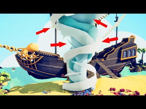 Видео: НОВЫЙ ТОРНАДО-МЕН ПИРАТ! ► TABS |36| Totally Accurate Battle Simulator. ТАБС