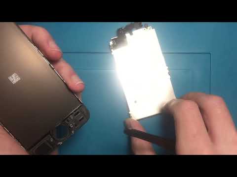 Видео: iPhone 5S ЗАМЕНА ДИСПЛЕЯ / РАЗБОРКА / ЗАМЕНА СТЕКЛА / display replacement / disassembly