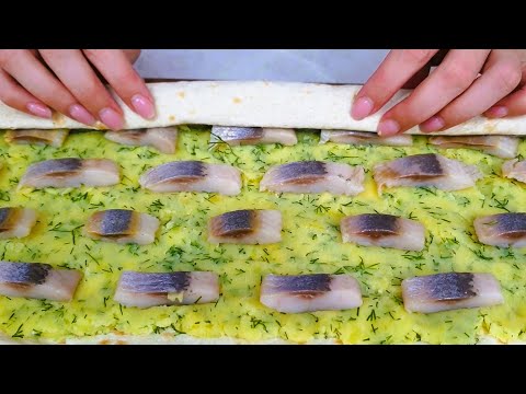 Видео: Век живи - век учись! Этот рецепт придумал гений. 3 улётных закуски из лаваша и селедки