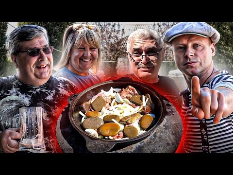 Видео: Любимое блюдо Чингисхана. МЯСО НА КАМНЯХ!!