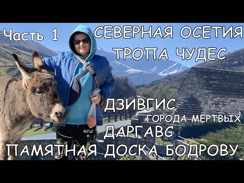 Видео: Часть 1: Дорога в Нальчик, Северная Осетия: тропа Чудес, Дзивгис, Даргавс, доска Бодрову, водопады