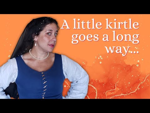 Видео: Делаем поддерживающий топ-киртл: идеальная многофункциональная вещь в историческом плане!