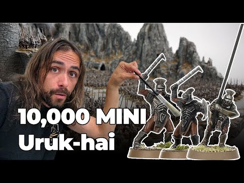 Видео: Я заставил 10 000 Урук-хаев атаковать ХЕЛЬМОВУ ПАДУ