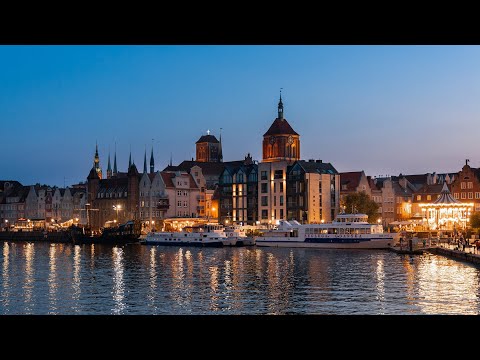 Видео: Польша, Гданьск (Gdansk): один из самых красивых городов Польши.