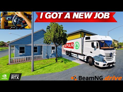 Видео: Я получил работу в Spar | BeamNG Mod Mercedes Benz Actros с моим VW Polo