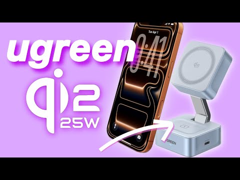 Видео: Новое зарядное устройство Qi2.2 25 Вт от UGREEN — невероятно быстрое 2-в-1 ⚡️🔋