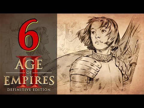 Видео: Прохождение Age of Empires 2: Definitive Edition #6 - Великомученица [Жанна д'Арк - Век Королей]