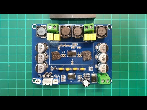Видео: Усилитель мощности на микросхеме "TPA3116D2" класс D (подделка c алиэкспресс)