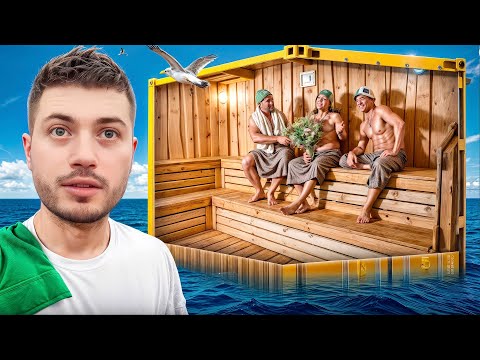 Видео: УГАР В БАНЕ НА ВОДЕ С МОЛОДЫМ КАЛУГОЙ И ДРУГИМИ😂