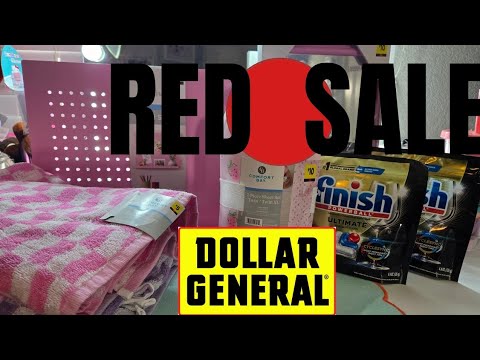 Видео: Распродажа Dollar General RED DOT + осенняя скидка 50%! Семейный купон на доллар и скидка 5 долла...