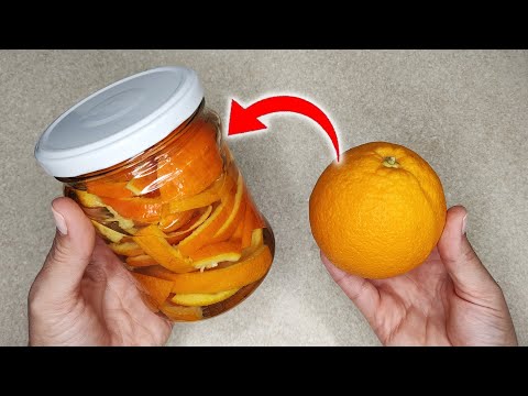 Видео: Никогда не выбрасывайте апельсиновые корки 🍊 Лучше сделайте это!