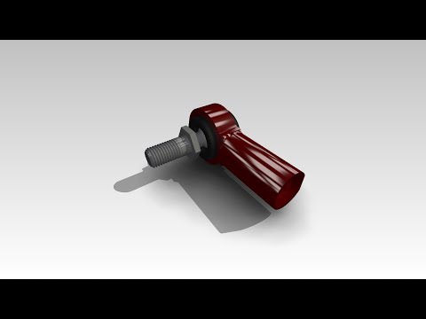 Видео: Наконечник тяги управления топливом в Компас-3D v.20