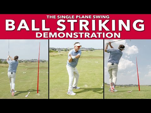 Видео: Показательный удар по мячу в гольфе (настоящий) — Оцените мои удары