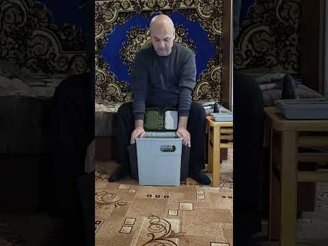 Видео: Ящик для зимней рыбалки всегда будет чистый.