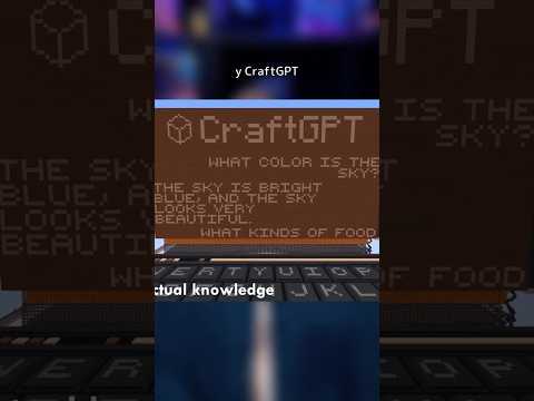 Видео: Chat GPT в МАЙНКРАФТЕ #shorts #шортс #minecraft #майнкрафт