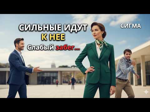 Видео: Почему сильных мужчин привлекает Сигма-женщина... а слабые бегут от неё? ЖЕНЩИНА-СИГМА