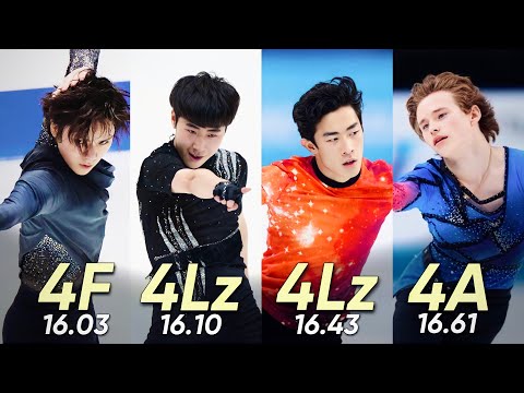 Видео: фигуристы мужского пола с САМЫМИ результативными прыжками (соло) в фигурном катании