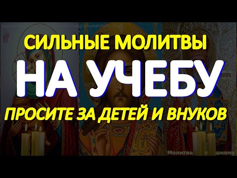 Видео: Самые сильные молитвы на учебу. Просите небесного покровительства в учебе детей и внуков