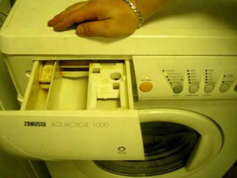 Видео: Стиральная машина Zanussi, Eiectrolux диагностический режим