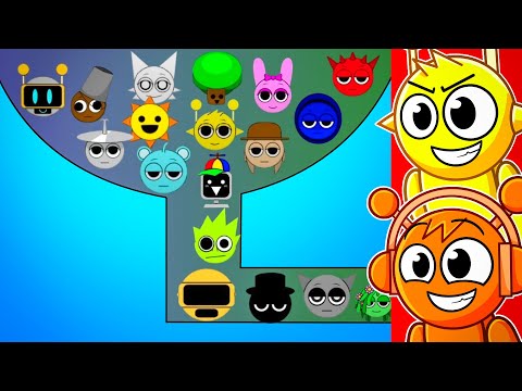 Видео: Реакция на гонку SPRUNKI TWIN MARBLE!