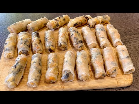Видео: Вьетнамские овощные роллы
