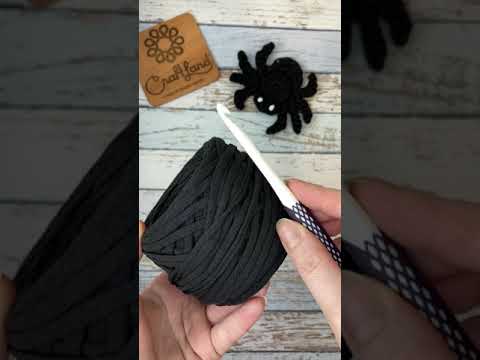 Видео: Мастер-класс паук крючком. Вяжется за пять минут 😉