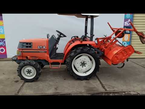 Видео: Минитрактор Kubota GT-8 №GTC 51077
