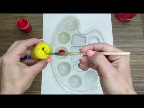 Видео: Малювання "Гриби в траві"