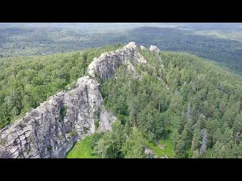 Видео: Аракульский шихан, озеро Аракуль. Дрон SJRC F11s