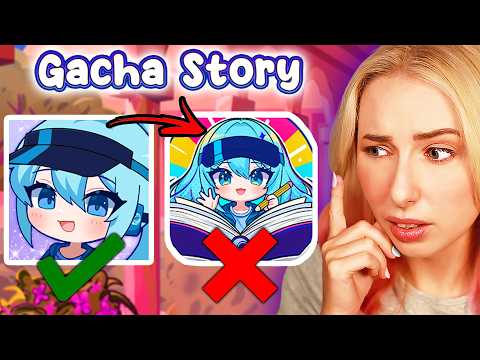 Видео: Мой первый взгляд на НОВОЕ приложение Gacha Story!