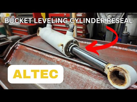 Видео: Повторное уплотнение цилиндра выравнивания ковша ALTEC