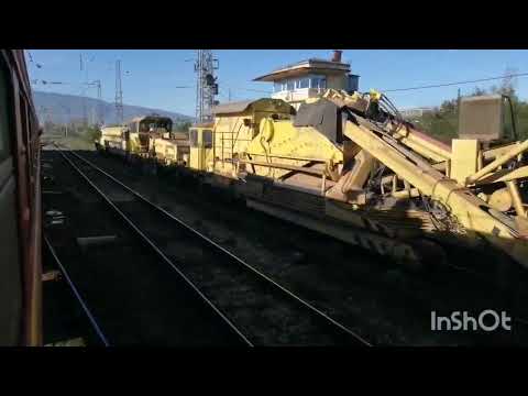 Видео: Атракционен влак с ЕМВ 32 серия с маршрут  София - Илиянци-Волуяк- Разменна-  Радомир-Перник- София.
