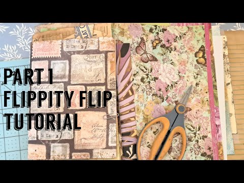 Видео: Часть 1. Мастер-класс и создание поделки вместе со мной: дневник Flippity Flip, вдохновленный Tre...