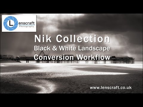 Видео: Рабочий процесс Nik Silver Efex Pro Dramatic B&W Landscape