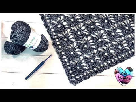Видео: СУПЕР ЭЛЕГАНТНАЯ И ОРИГИНАЛЬНАЯ ШАЛЬ, ШАРФ, ВЯЗАННЫЕ КРЮЧКОМ! ИДЕАЛЬНЫЙ УЗОР НА СЕЗОН