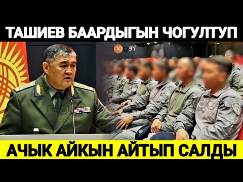 Видео: ТАШИЕВ баардыгын чогултуп ачык айкын айтты !