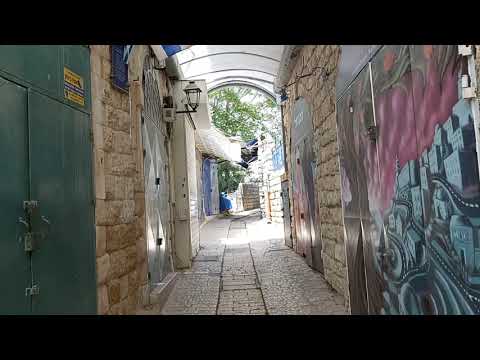 Видео: Самая посещаемая улица в Цфате. #Цфат #Израиль #Старыйгород