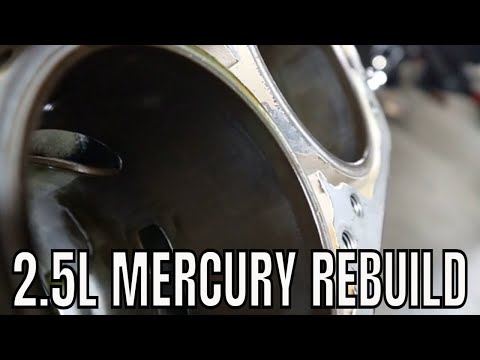 Видео: Ремонт головки блока цилиндров Mercury — 2.5L XR6