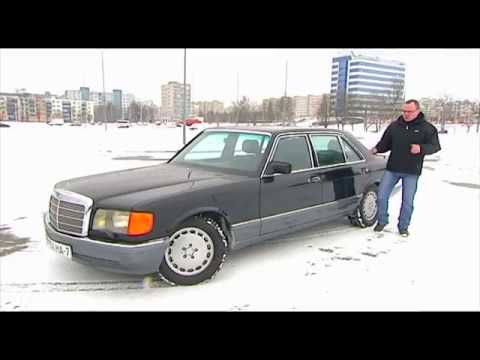 Видео: Тест-драйв Мерседес 1989, W 126. Коробка передач