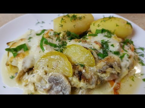 Видео: Кабачки 🍆с грибами 🍄в сметанном соусе,😋 цыганка готовит.Gipsy cuisine.