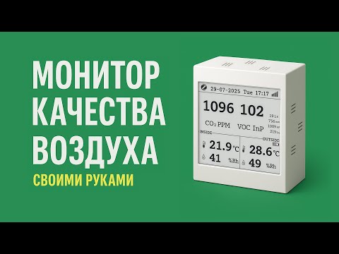 Видео: Zigbee монитор качества воздуха. DIY