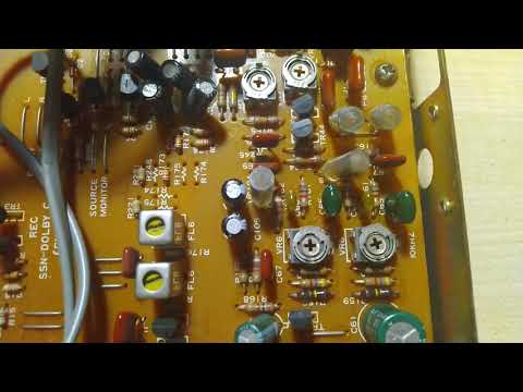 Видео: AKAI GX-7. Установка головки Yamaha GF-43 (aka Canon 36001) с коррекцией схемы и настройкой.