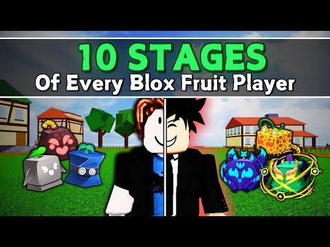 Видео: 10 этапов каждого игрока Blox Fruits