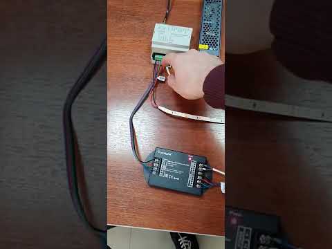 Видео: Подключение усилителя/повторителя RGB для больших помещений.
