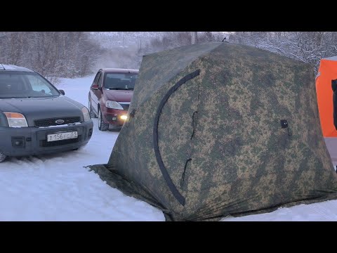 Видео: Палатка СТЕК куб 4. Трехслойная камуфляж! печь буржуйка армейская, разборная для палатки!