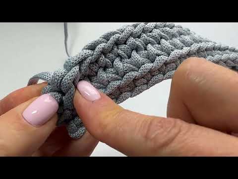 Видео: 🤗 Самый плотный узор крючком для сумки или ковра