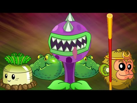 Видео: Китайская pvz прохождение №38.контрольная прокачка!!!