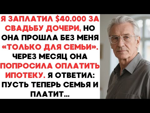 Видео: ОТДАЛ $40.000 НА СВАДЬБУ ДОЧЕРИ, НО МЕНЯ НЕ ПРИГЛАСИЛИ — МОЙ ОТВЕТ ПОТРЯС ВСЮ СЕМЬЮ