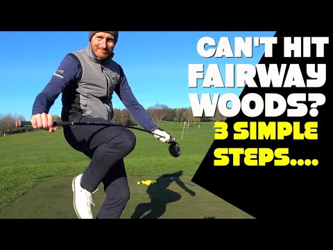 Видео: Что делать, если не получается ударить по мячу на фервее? — ГОЛЬФ